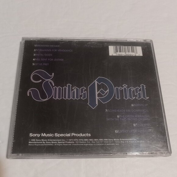 Judas Priest Prisoners of Pain Music CD 1996 - Picture 2 of 4